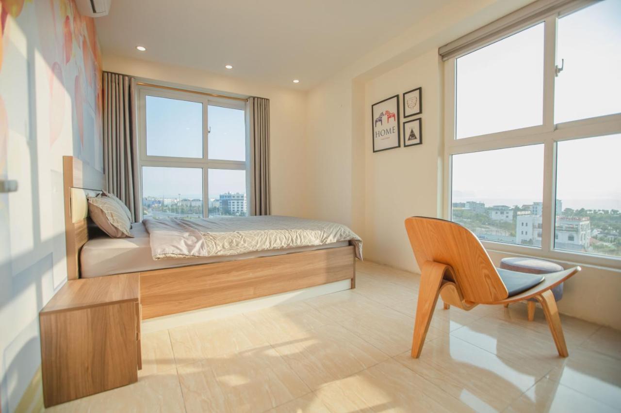 Homestay 3 phòng ngủ VIEW BIỂN chung cư Newlife Tower Ha Long Esterno foto